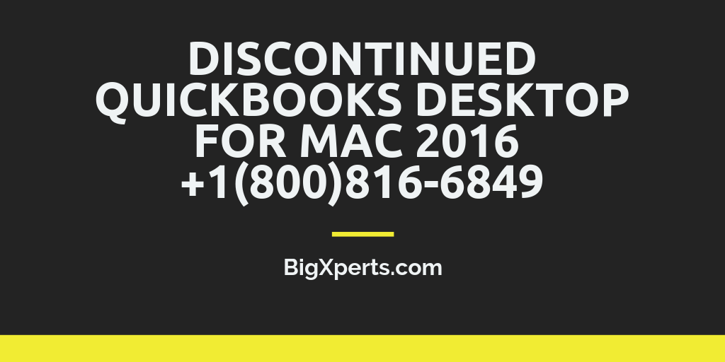 quickbooks desktop 2016 for mac